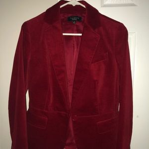 Talbots Jackets & Coats - Red velvet blazer Talbots Jackets & Coats - Red velvet blazer